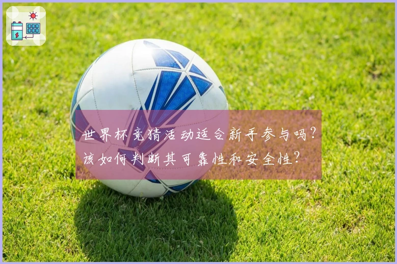 世界杯竞猜活动适合新手参与吗？该如何判断其可靠性和安全性？